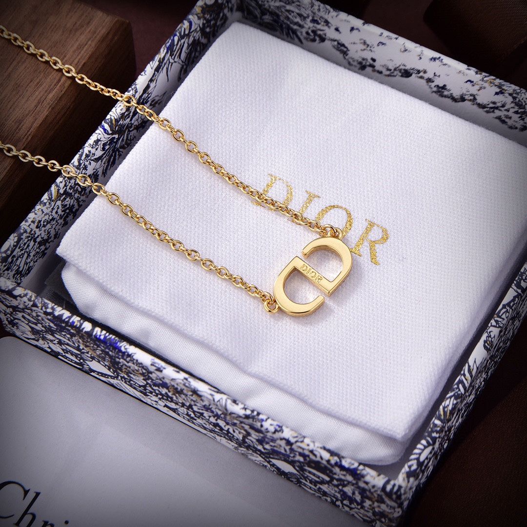 Dior Petit CD Diamond Necklace